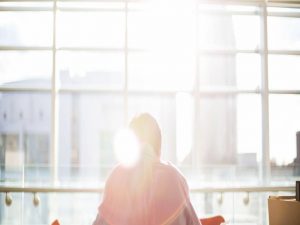 Light Coming Through Office Window