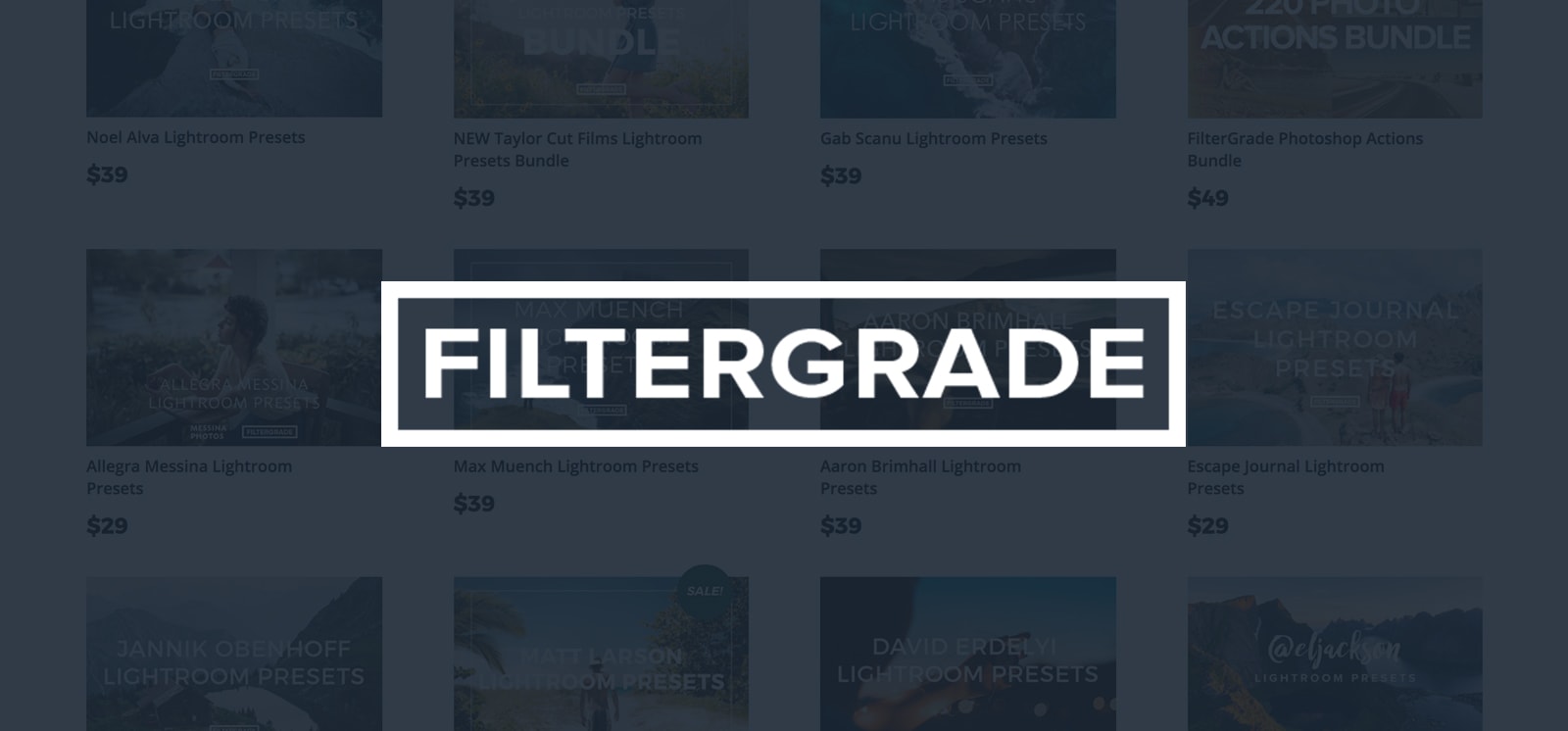 filtergrade lightroom presets