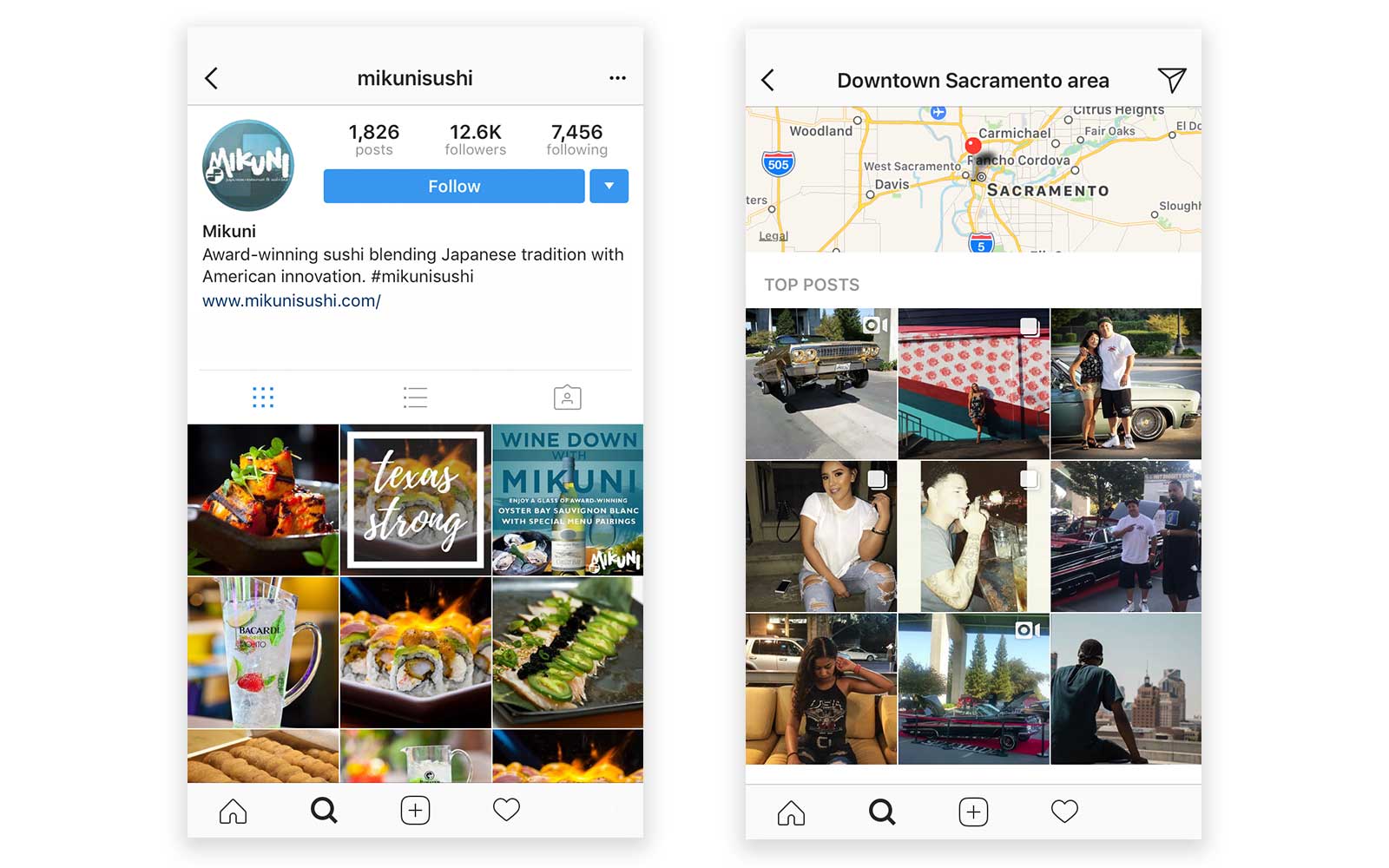 instagram account mikunisushi restaurant