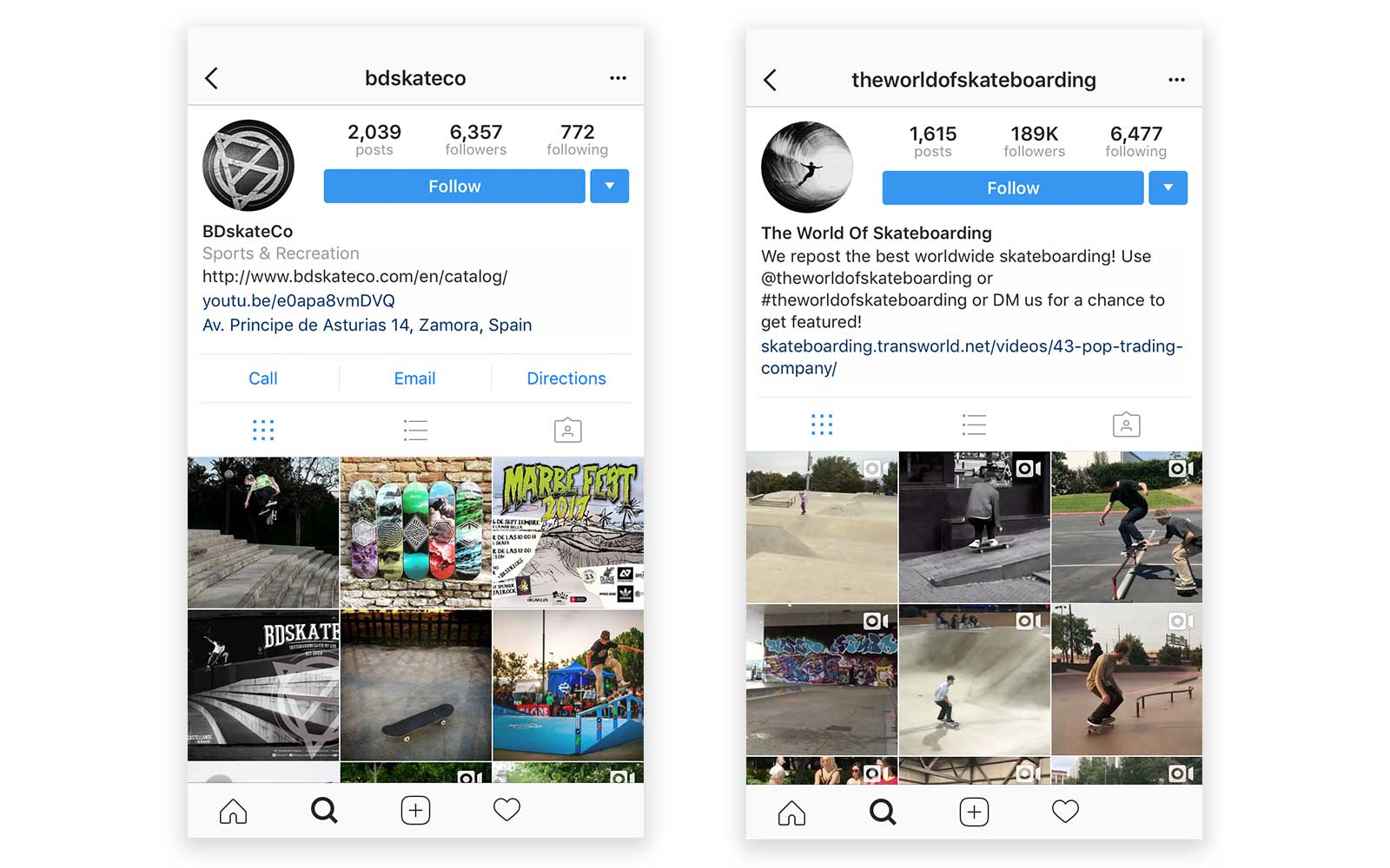 instagram accounts bdskateco theworldofskateboarding